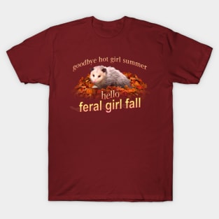 Autumn Possum Meme T-Shirt